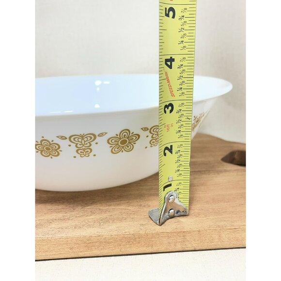 Corelle Butterfly Gold 10 x 3 Inch Serving Vegetable Bowl - Picture 3 of 6